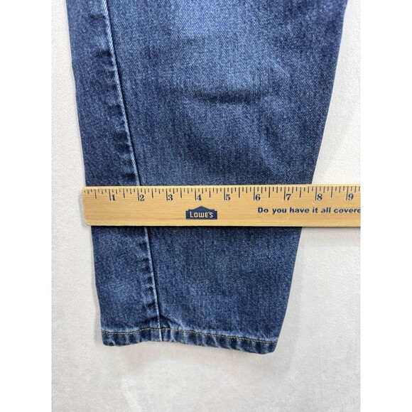 Vtg Levis 550 Jeans Womens 10M 29x30 Dark Wash High Rise Relaxed Tapered Y2K - Picture 9 of 9